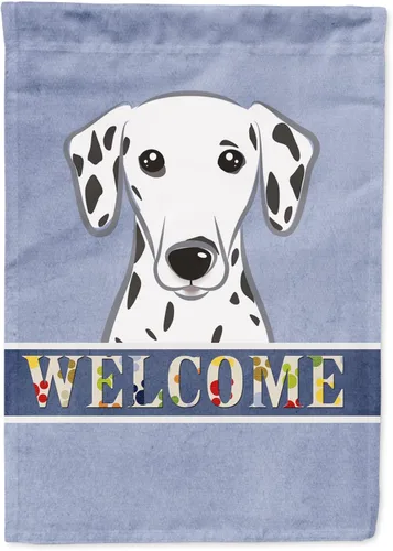 Miniatura 53 de Caroline's Treasures BB1405GF Bandera de jardín de bienvenida de bulldog inglés, Bandera de buzón azul, bandera decorativa para el patio, obra