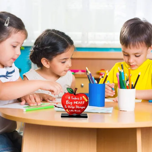 Miniatura 3 de Jetec Paquete de 3 centros de mesa de agradecimiento para maestros, decoración de mesa para estudiantes a profesores, graduación, decoración
