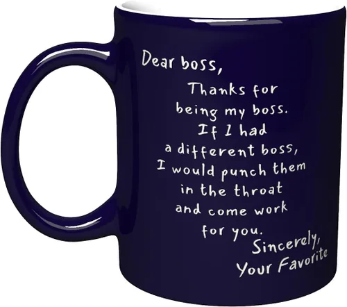 Miniatura 18 de NM NEXTMUG Taza de cerámica grabada - Of Course I'm Right, I'm Bob - Divertida taza de café de regalo de sarcasmo para amigos, compañeros de clase