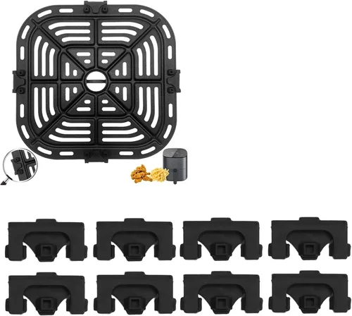 Miniatura 3 de Parachoques de goma para freidora de aire, parachoques de silicona de repuesto, pestañas de silicona para vórtice instantáneo de 6 cuartos de galón