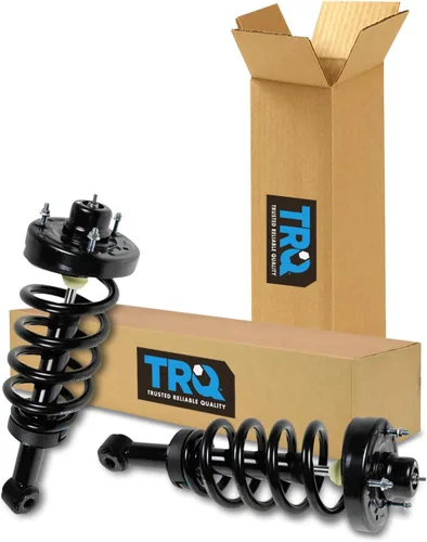 Miniatura 270 de TRQ Conjunto de Amortiguador y Resorte Delantero Cargado con Resorte Helicoidal Pre-ensamblado Compatible con Jeep Cherokee Limited AWD 14-22 Sin