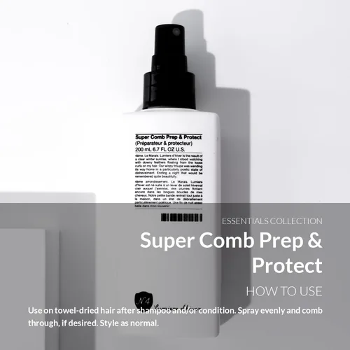 Miniatura 3 de Number 4 Super Comb & Protect, spray acondicionador sin enjuague, protector térmico para cabello, 6.7 onzas