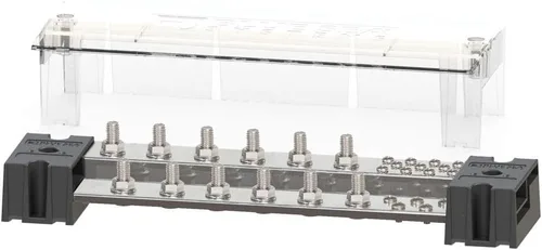 Blue Sea Systems 1991 PowerBar 1000 Stud con tapa, 12 x 3/8"
