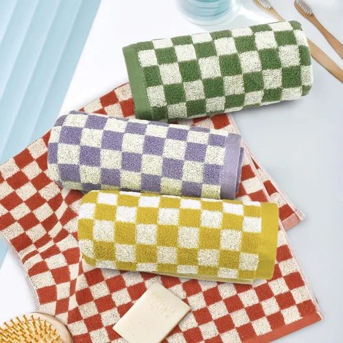 Miniatura 3 de Jacquotha Paquete de 4 toallas de mano para baño, algodón suave y absorbente para cara, spa, baño, gimnasio, cocina, juego de toallas de mano 4