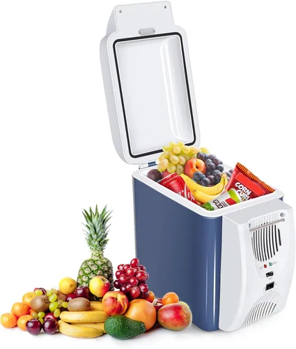 Miniatura 10 de CAYNEL Termoeléctrico Personal de 12V 6 Cuartos, Capacidad de 6 Litros, Enfriador Calentador Eléctrico Portátil con 12V DC, Refrigerador Pequeño