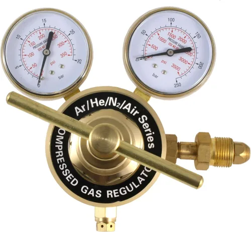 SÜA - Regulador de alto caudal para gas inerte - Conexión de entrada: CGA580 - Conexión de salida: 1/2" Hembra NPT