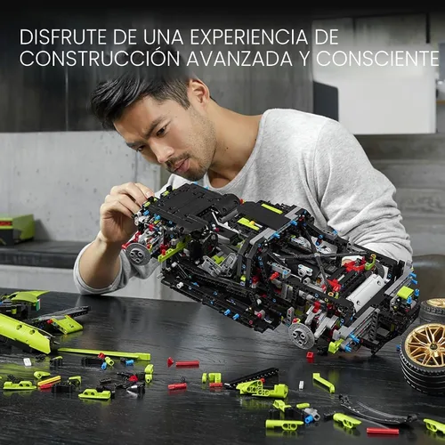 Miniatura 5 de Conjuntos de construcción LEGO Technic Lamborghini Sián FKP 37 para adultos - Detalles de kit de modelo de coche Lamborghini para hombres y mujeres