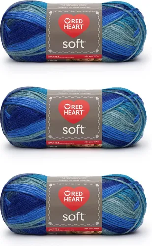 Miniatura 6 de Red Heart Lana suave, Azul Real - E728-9851