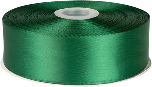 Miniatura 15 de Cinta de satén de doble cara de 1-1/2 pulgadas x 100 yardas, cinta de poliéster negra para envolver regalos, decoración de boda, arreglos florales