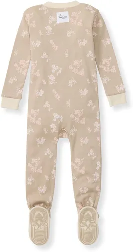 Miniatura 122 de Burt's Bees Baby Pijama para bebé niña, 100% algodón orgánico, pijama de una pieza, overol diagonal con cremallera, ajuste cómodo