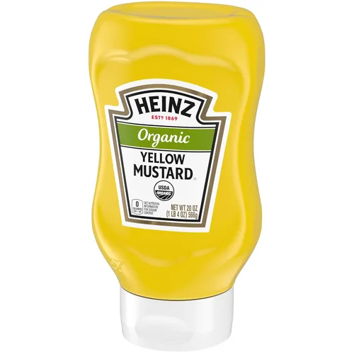Miniatura 6 de Heinz Mostaza amarilla orgánica (botella de 227 g)