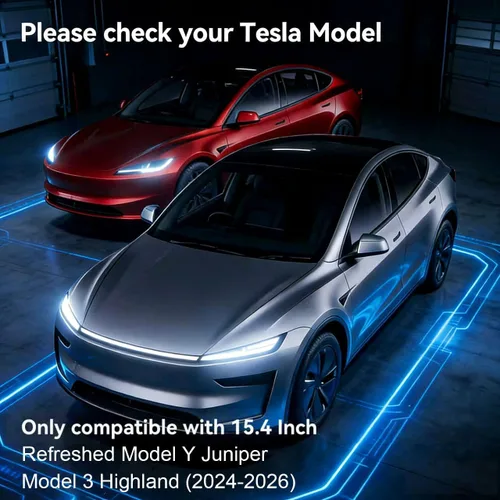 Miniatura 2 de OZPYKAE Protector de pantalla Highland para Tesla New Model Y Juniper 2025 y Model 3 (2024-2026), protector de pantalla Highland, protector