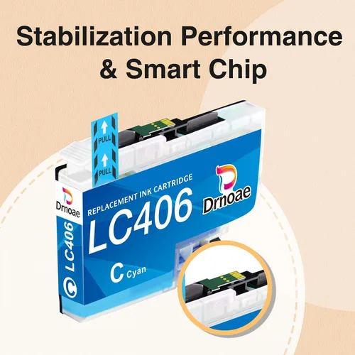Miniatura 4 de LC406 Ink Cartridges Replacement for Brother LC406 Ink Cartridges,4 Pack