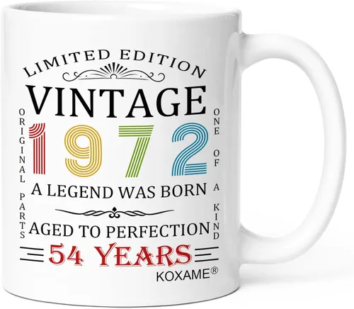 Miniatura 27 de Regalos de cumpleaños número 100 para hombres, taza de café vintage de 1926 de 11 onzas para mujeres, regalo de broma para hombre de 100 años