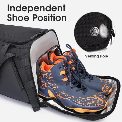 Miniatura 3 de BANGE Mochila deportiva de gimnasio para hombre y mujer Negro L Mochila