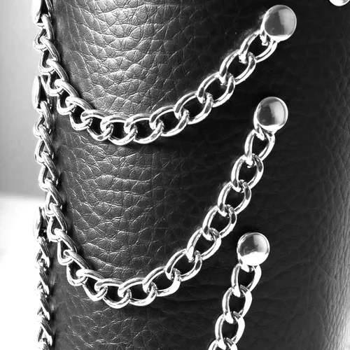 Miniatura 2 de Manfnee Guantelete de cuero Pulsera Armadura de muñeca Brazo de cuero Guardsr Brazo Armadura ajustable