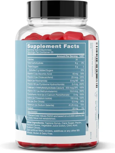 Miniatura 8 de Conception para Ella Gomitas de Fertilidad - Suplementos de Fertilidad para Mujeres con Myo Inositol, Ácido Fólico y más Nutrientes Esenciales
