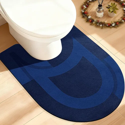Miniatura 91 de ACCUMTEK Alfombrilla de Baño Ultra Delgada, Alfombrillas de Baño Antideslizantes con Respaldo Mejorado para Colocar Bajo la Puerta, Alfombras