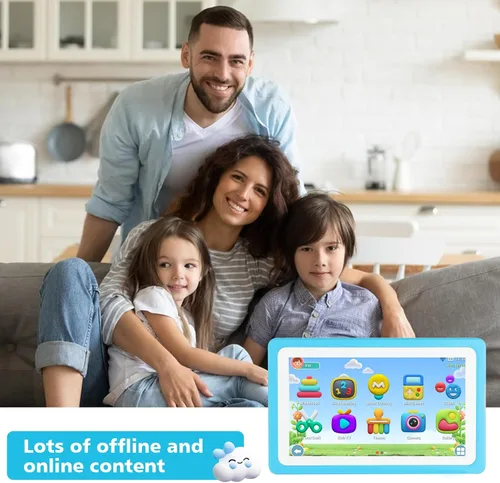 Miniatura 2 de Tableta para niños de 7 pulgadas, 32 GB, tableta para niños de 3 a 7 años con Wifi Youtube toneladas de contenido fuera de línea Control de padres