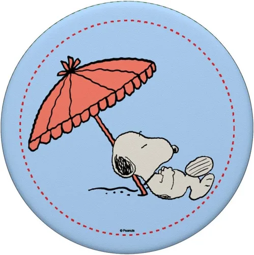 Miniatura 3 de Cacahuetes Snoopy Beach Bum PopSockets intercambiable PopGrip