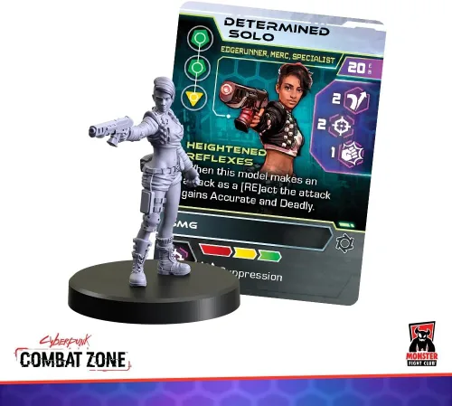 Miniatura 2 de Monster Fight Club Cyberpunk Red Combat Zone Miniatures: Edgerunners 2 Starter Gang
