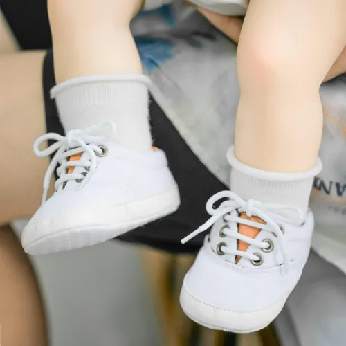 Miniatura 3 de Morbido - Tenis de lona para bebés y niños pequeños, antideslizantes, para recién nacidos, para recién nacidos, para recién nacidos de 0 a 18 meses