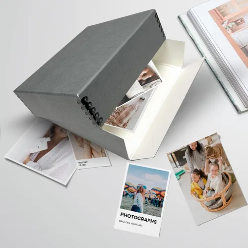 Miniatura 65 de Lineco Archival Caja de almacenamiento para impresión de 13x19 pulgadas, diseño frontal abatible, 13 1/2 x 19 1/2 x 3 pulgadas, color exterior: negro