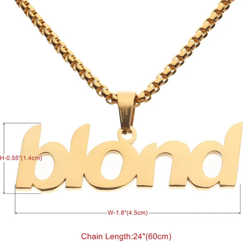 Miniatura 2 de Bld Hip Hop Rapper - Collar de cadena con colgante