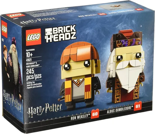 Miniatura 2 de Edición limitada LEGO 41621 BrickHeadz Ron Weasley & Albus Dumbledore Kit de construcción de 245 piezas