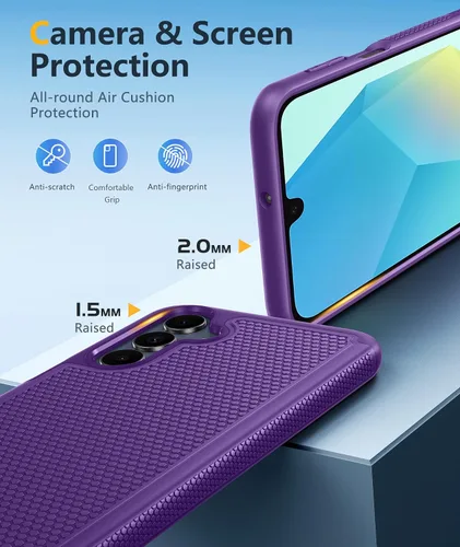 Miniatura 904 de FNTCASE Funda para iPhone 17 Pro: Fundas delgadas translúcidas de color azul claro compatibles con MagSafe, protección completa de la cámara