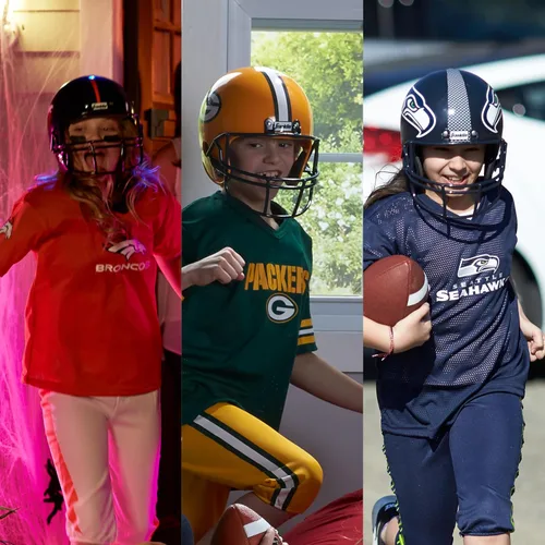 Miniatura 9 de Franklin Sports - Conjuntos de casco y camiseta para niños de la NFL - Conjuntos de uniforme de equipo juvenil de la NFL - Juego de disfraz - Casco