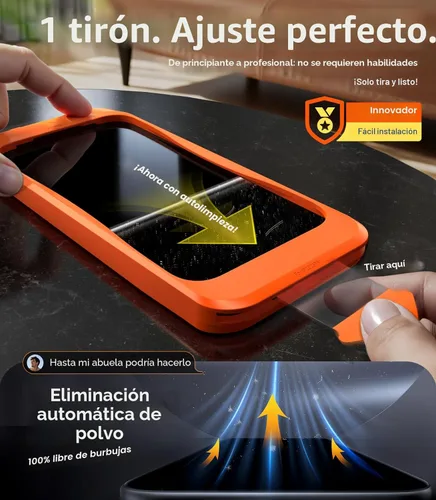 Miniatura 6 de UltraGlass Protector de pantalla de privacidad de vidrio 9H+ para iPhone 15 Pro Max [armadura de privacidad invisible], protector de pantalla S24
