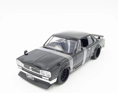 Miniatura 2 de JADA 1: 24 W/B - Fast & Furious - Brian's Nissan Skyline 2000 GT-R (negro)