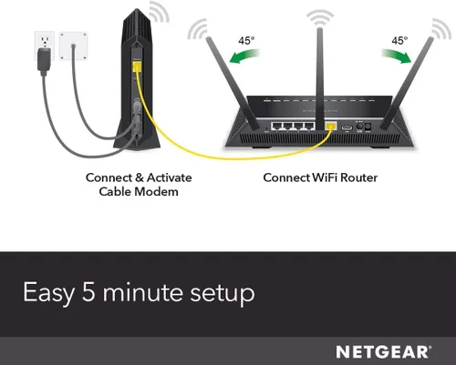 Miniatura 5 de NETGEAR - Módem de cable compatible con todos los proveedores de cables, incluyendo Xfinity by Comcast
