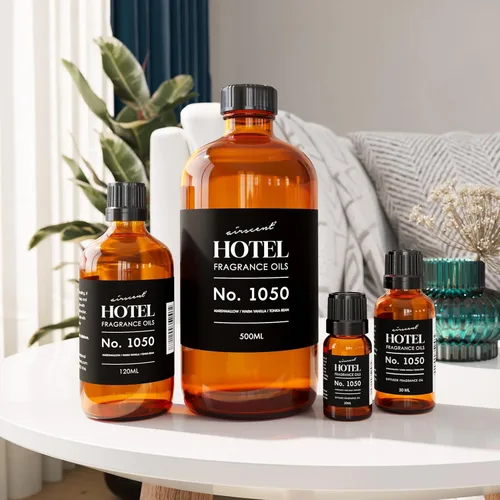 Miniatura 8 de AirScent Aceite de fragancia de vainilla cálida Ritzy Hotel No. 1050 - Vainilla malvavisco Frijol de Tonka - Aceite difusor de hotel para difusores