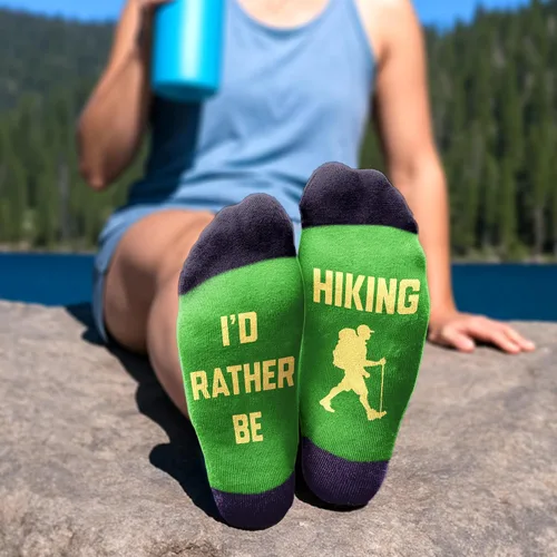 Miniatura 7 de VICRAZY Calcetines para senderismo, escalada, correr para hombres, mujeres, senderismo, escalada, correr, accesorios de bicicleta, relleno