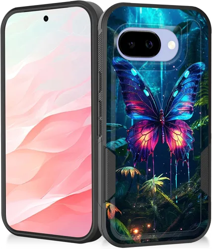 Miniatura 117 de Funda para Pixel 7a, resistente de doble capa híbrida de policarbonato duro de goma suave a prueba de golpes para Google Pixel 7A 6.1 pulgadas