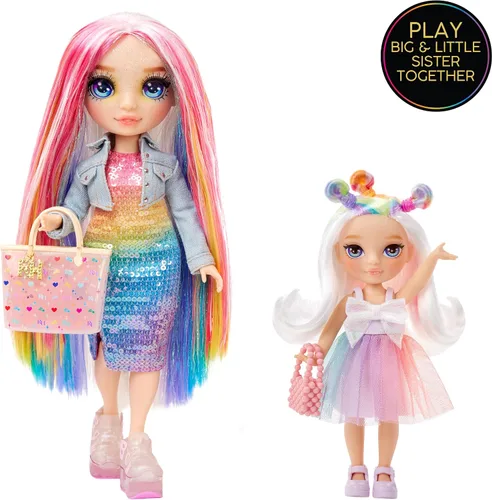 Miniatura 8 de Rainbow High Littles – Opal Raine, Muñeca Pequeña de 14 cm Posable con Bolso, Unicornio Mascota Mágico, Juguete para Niñas, Regalo para Niños de 4 a