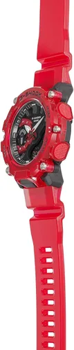 Miniatura 4 de G-Shock GA2200SKL-4A - Reloj serie esqueleto con ondas de sonido, color rojo, Transparente Rojo, talla única
