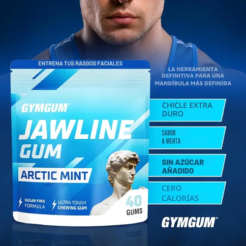 Miniatura 7 de Gymgum Goma para la Línea de la Mandíbula Goma de Masticar Dura para Fuerza de la Mandíbula Entrena tus Rasgos Faciales - Goma para Mandíbula