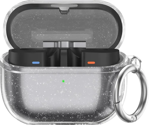 Miniatura 10 de AhaStyle Compatible con Samsung Galaxy Buds FE/S2 Pro/S2/Live Funda transparente [Anti-amarillamiento] (transparente)