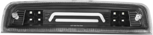Miniatura 8 de DNA MOTORING 3BL-DRAM09-3D-T4-LED-BK Línea de punta de flecha de carcasa negra 3D LED de montaje alto 3ª tercera luz de freno