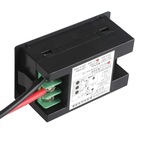 Miniatura 6 de DROK DC 4.5-100V Multímetro digital con voltímetro, amperímetro y panel de medidor de voltaje, medidor de amperios DC, medidor de voltaje, probador