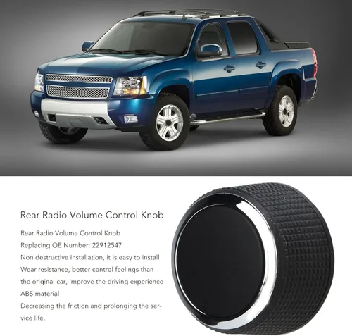Miniatura 2 de Pomo de control trasero, 2 piezas de botón de volumen de audio trasero 22912547 reemplazo de botón de volumen de audio para Suburban 2007‑2013