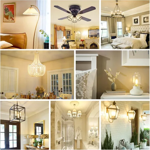 Miniatura 5 de MAXvolador Bombillas LED de candelabro E12 regulables equivalentes a 60 W, blanco suave 3000 K, bombilla LED de araña de 600 lúmenes, bombillas