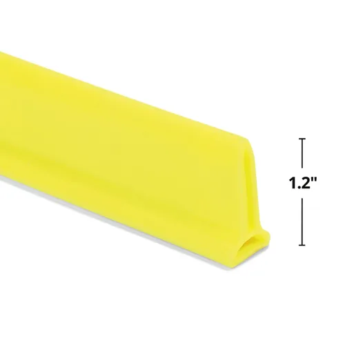 Miniatura 5 de Barrera de agua PIG – Barrera de agua de silicona de 10' L - Blanca - 0.5625” de ancho x 10' L x 1.2” de alto – PM50792-WH