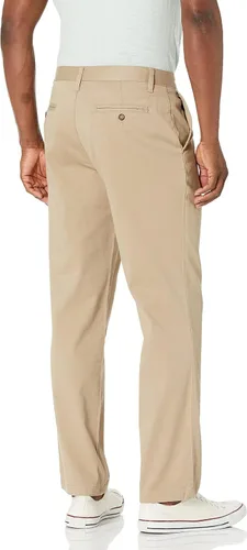 Miniatura 3 de Nautica Pantalón de cubierta chino liso elástico con parte delantera plana para hombre