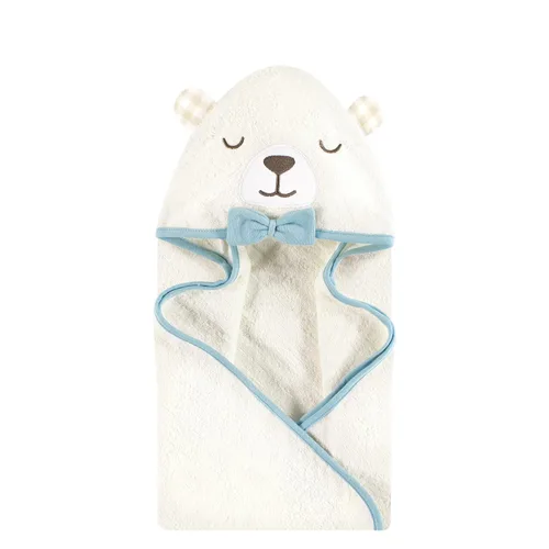 Miniatura 72 de Hudson Baby Toalla unisex de algodón con capucha con cara de animal para bebé, abeja amarilla, talla única Amarillo Bee