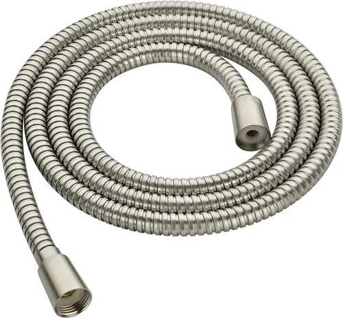 Miniatura 13 de BRIGHT SHOWERS Manguera de ducha para cabezales de ducha de mano, cable de 96 pulgadas extra largo de acero inoxidable, manguera de ducha de mano