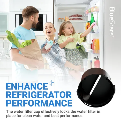 Miniatura 3 de BlueStars Reemplazo de la tapa del filtro de agua para refrigerador 2260518B 2260502B, compatible con filtros Whirlpool y Kenmore, sustituye a